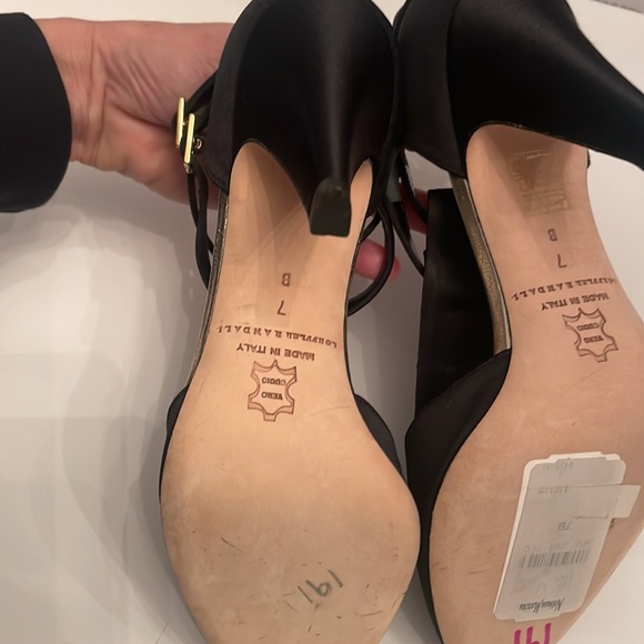 Beautiful Loffler Randall heels. Perfect condition. Gorgeous details/ fabric. - Picture 5 of 7